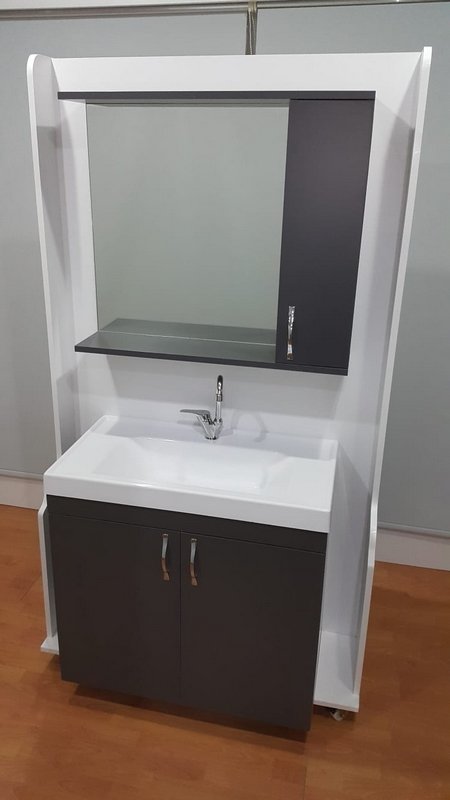 80 cm Akrelik lavabolu Banyo takımı